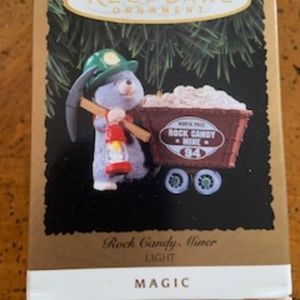 Rock Candy Miner Magic Ornament